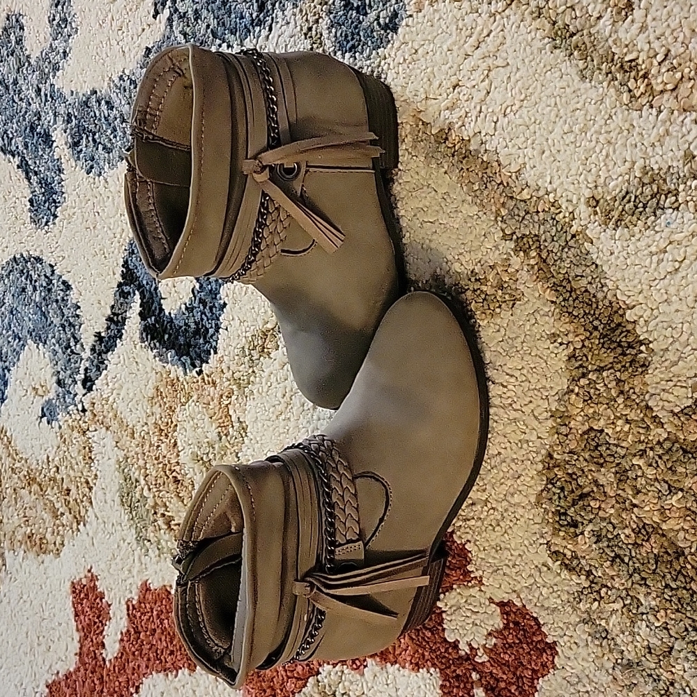 Toddler girl dress boot